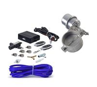 tuyau d'échappement Unité de commande universelle soupape à vide pompe découpe d'échappement avec électrovanne contrôle télécommande Embout d'échappement(2.5inch(63mm) A)