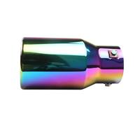 Tuyau D'échappement Voiture Acier Inoxydable, Entrée De 1,7 À 2,5 Pouces Vers Une Sortie 4, Conception Universelle Boulonner,67 Long Pour .7-2. Tuyaux(Multicolor)