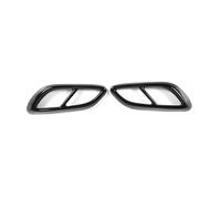 Tuyau d'échappement voiture Cache Embout De Silencieux D'échappement Pour Mercedes Pour Benz W214 CLE Coupé C236 2024 2025(Noir brillant)