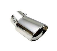 Tuyau D'échappement Voiture Compatible Avec Fiat Pour Tipo Qubo Pour Panda Mobi 500X Pour Argo 500L 124 Croma Linea Ulysse Embout De Silencieux D'échappement Rond En Acier Inoxydable(Bend)