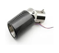 Tuyau D'échappement Voiture Embout Véhicule Réaménagement Universel Lampe Queue Gorge Automobile Silencieux Turbo Sifflet Tuyau D'Échappement(Red -3)