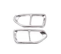 Tuyau D'éChappement Voiture pour B&MW Série 7 G11 G12 730 740 750li 2016 2017 2018 Noir Brillant en Acier De Voiture Tuyau D'échappement Couverture Garniture 2 Pcs Embout Echappement (Couleur : 4)