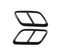 Tuyau d'échappement voiture Pour Land Rover Pour Range Rover Pour Velar 2017 2018 2019 2020 2021 Garniture Du Couvercle De Tuyau D’échappement De Voiture(Style 3)