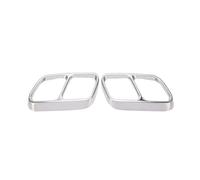 Tuyau d'échappement voiture Pour Mercedes Pour Benz CLS W218 2012 2013 2014 2015 2016 2017 Embout D'échappement Quad Pour Voiture(Chrome)