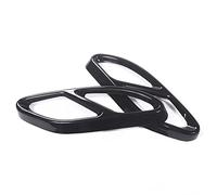 Tuyau D'éChappement Voiture pour Mercedes pour Benz GLC A B C E Classe X253 W205 W213 W176 W177 W246 2 Pièces Queue Gorge Cadre Tuyau D'échappement Couvercle Garniture Embout Echappement