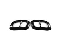 Tuyau d'échappement voiture Pour Mercedes Pour Benz GLC GLE GLS W167 X253 X167 2020 2021 2022 Cache Tuyau D'échappement(Noir)