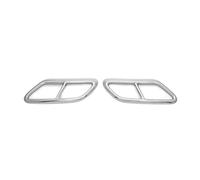 Tuyau D'éChappement Voiture pour Volvo V90 S90 S60 Voiture Arrière Double Échappement Tuyau Autocollants Couverture Échappement Pointe Queue Tuyau Décoration 2016-2019 2020 Embout Echappement