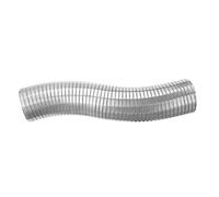 Tuyau D'Echappement Voiture Tuyau D'échappement Flexible Universel De 250mm, Tube De Réparation Rapide, Tuyau D'échappement en Acier Inoxydable Tuyau D'éChappement(42-46MM)