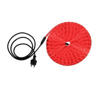 Tuyau d'éclairage décoratif LED rouge 1.5m prise de ligne d'alimentation éclairage extérieur longueur 9m