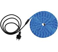 Tuyau d'éclairage LED bleu 1,5 m prise d'alimentation à l'intérieur longueur extérieure 9 m