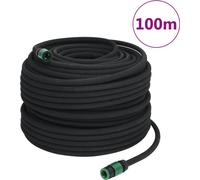 Tuyau d'égouttage noir 0,6" 100 m caoutchouc