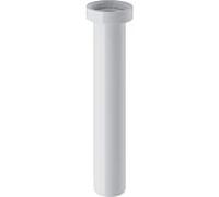 Tuyau d'entrée Geberit avec écrou-raccord 241407111 pour siphon WT, blanc -alpin