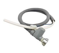Tuyau d'entrée lave-vaisselle universel Aquastop pour Bosch | Samsung Miele Beko LG 2M 3/4" - Accessoire lave-vaisselle Intégré en Plastique Gris