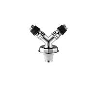 Tuyau d'évacuation à 3 voies for machine à laver, bouchon anti-retour, crépine d'évacuation, bouchon anti-insectes et anti-odeurs for évier et canalisations.(Style C 1PC)