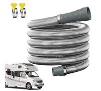 Tuyau d'évacuation camping-car,Conduit anti-fuite pour eaux usées avec raccord réglable,Flexibles d'Évacuation pour VR | Adapté À Caravane Remorque Camping Fosse Septique Lave-Linge