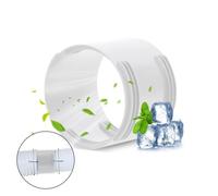 Tuyau d'évacuation Climatique, Interface Tuyau d'échappement en PVC Ø130/150 mm, Raccord de Tuyau d'échappement pour Climatisation