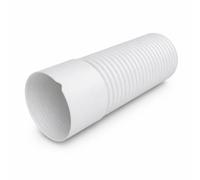 Tuyau d'Évacuation Climatisation Portable Gaine d'Extraction Flexible Conduit Extensible Universel en Plastique PP Armé Fil Acier pour Amélioration, Diamètre 130 mm, longueur 4 mètres
