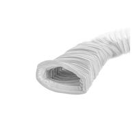 220x55mm Conduit d'air Flexible pour Hotte de Cuisine, Climatiseur, Hotte Aspirante, Sèche-linge - 6m Tuyau d'évacuation - Conduit de Ventilation - PVC