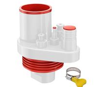 Tuyau d'évacuation de lavabo de salle de bain, kit de montage sous évier pour installations sanitaires, adaptateur de canal pour fosse septique, baignoire, cave commerciale, siphon de sol
