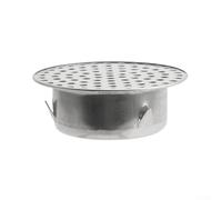 Tuyau d'évacuation de sol en acier inoxydable pour une utilisation en extérieur Compatible avec les tuyaux de vidange en PVC Design creux assure un débit fluide de l'eau de pluie (80 tubes)