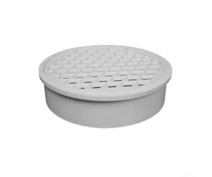 Tuyau d'évacuation de sol en PVC avec couvercle de vidange intégré pour balcon, résistant à l'exposition et aux changements de température pour une stabilité du drainage (160 mm)