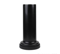 Tuyau d'évacuation de toilettes mural en ABS PP 300 mm, noir pour tuyau de raccordement des eaux usées pour cuvette de WC, raccord étanche avec 89 mm de diamètre, pour une installation facile à faire
