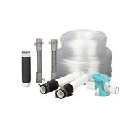 Tuyau d'évacuation des condensats de climatiseur central DN32 à 25, connecteur flexible, conduit isolé, tube d'eau monté au plafond, compatible CVC(ID 8mm OD 12mm Hose)