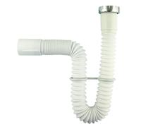Tuyau d'évacuation d'évier Fitt SRFEP40F blanc 40mm x 1½ x 800mm