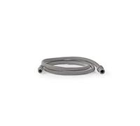 Nedis Tuyau d'évacuation DROH0810SSP15 8 mm - 10 mm droit 1,5 m gris