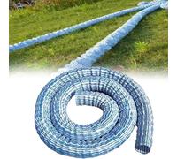 Tuyau d'évacuation extensible ondulé perforé avec fil d'acier, tube de drainage souterrain flexible pour drainage de la plate-forme de route et ingénierie hydraulique