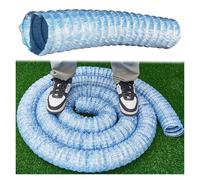 Tuyau d'évacuation flexible perforé, extra long et doux, pour terrasse, pelouse, solution de drainage agricole, 46 m