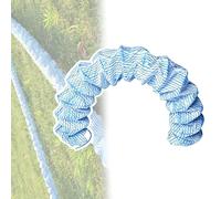 Tuyau d'évacuation ondulé perforé français flexible avec fil d'acier interne, haute résistance à la compression pour le drainage de jardin, terrasse, pelouse, 40 m