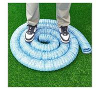 Tuyau d'évacuation perméable - Système de vidange français pour allées, tunnels et drainage souterrain, tuyau ondulé extensible (diamètre : 5 cm, longueur : 24,4 m)