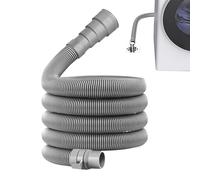 Tuyau d'évacuation pour caravane | 4 m Tuyau Flexible Étanche Caravane| Kit de tuyau d'évacuation des eaux usées pliable | Anti-fuite et gain de place | pour camping-car, caravane et remorque