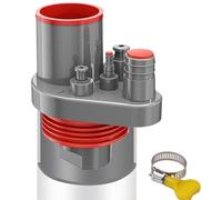 Tuyau d'évacuation pour évier de cuisine, kit de montage sous évier pour installations sanitaires, adaptateur de canal pour fosse septique, baignoire, cave commerciale, siphon de sol
