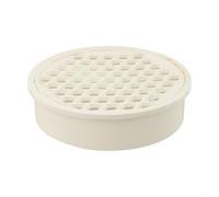 Tuyau d'évacuation rond en PVC blanc avec couvercle de vidange intégré pour balcon, maison, jardin, système de plomberie 50 mm, 75 mm, 110 mm, 160 mm, 200 m (160 mm)