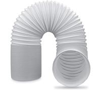 Tuyau d'évacuation universel Tuyau d'échappement portatif for climatiseur de 5 pouces diamètre, taille 59 long, tube flexible universel dans le sens inverse des aiguilles d'une montre