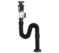 Tuyau d'évier de salle de bain, tuyau d'évacuation d'évier de salle de bain | Tuyau de vidange d'évier anti-odeur, tuyau de d'égout de lavabo,Tuyau de vidange Anti-colmatage pour évier de salle de bai