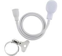 Tuyau d'évier portable de 2 m - Pulvérisateur d'évier en caoutchouc - Pulvérisateur à main pour animaux de compagnie, bain de bébé, lavage des cheveux, rinçage des légumes