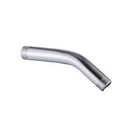 Tuyau d'extension de douche à effet de pluie, bras de douche 135 ° pour pomme de douche, support mural Argent S