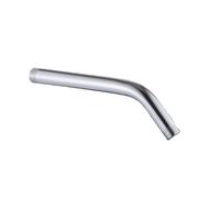Tuyau d'extension de douche à effet de pluie, bras de douche 135 ° pour pomme de douche, support mural Argent L