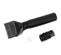 Tuyau d'extension de gouttière flexible télescopique réglable pour gouttière de pluie 50,8 à 149,9 cm pour la maison et le jardin (noir)