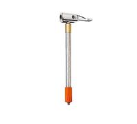 Tuyau d'extension de pneu de moto - Tuyau d'extension de pneu de vélo - Tube fileté - Accessoire portable de réparation d'air - Jauge de pression - Tube d'air avec clapet anti-retour