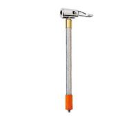 Tuyau d'extension de pneu de moto - Tuyau d'extension de pneu de vélo - Tube fileté - Accessoire portable de réparation d'air - Jauge de pression - Tube d'air avec clapet anti-retour