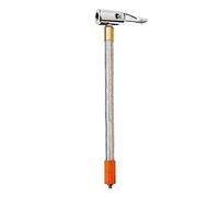 Tuyau d'extension de pneu de moto - Tuyau d'extension de pneu de vélo - Tube fileté - Accessoire portable de réparation d'air - Jauge de pression - Tube d'air avec clapet anti-retour