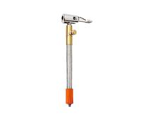 Tuyau d'extension de pneu de moto - Tuyau d'extension de pneu de vélo - Tube fileté - Accessoire portable de réparation d'air - Jauge de pression - Tube d'air avec clapet anti-retour