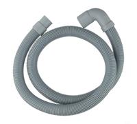 Tuyau d'extension de vidange en polypropylène pour vidage de machine à laver et lave-vaisselle - 1 m, 1,5 m, 2 m de longueur flexible (1 m)