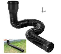 Tuyau d'extension flexible pour descente de gouttière, extensible 35-150cm, plastique durable, anti-UV, raccord universel, noir