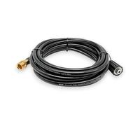 Tuyau d'extension haute pression de 3 m pour Kärcher Kränzle Nilfisk - Raccords M22 x 1,5 IG/AG - Tuyau DN06 jusqu'à 160 bar et 40 °C - Tuyau de pression avec tresse textile et protection anti-torsion