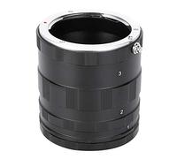 Tuyau d'Extension Macro Métal Noir, 5 Pièces, Compatible E Mount, Prise de Vue Ultra Macro - Construction Robuste, Mise au Point Manuelle, Parfaite pour Photographie de Proximité